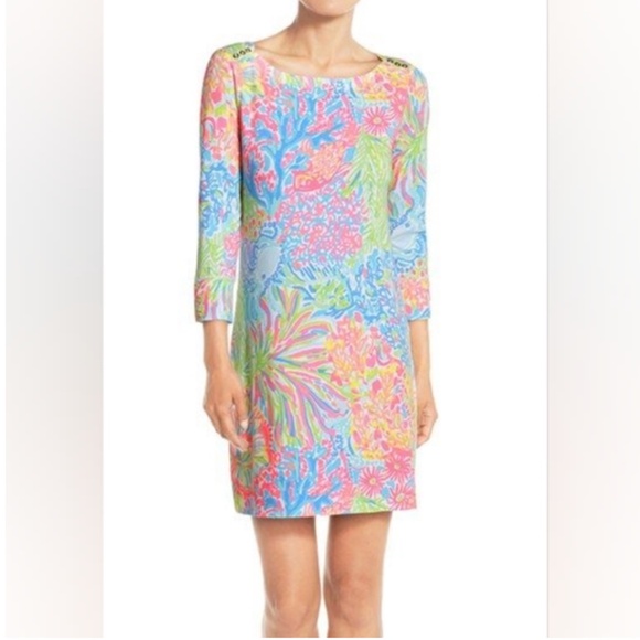 Lilly Pulitzer Sophie Dress in Lover's Coral Size Small UPF 50+ NEW with Tags